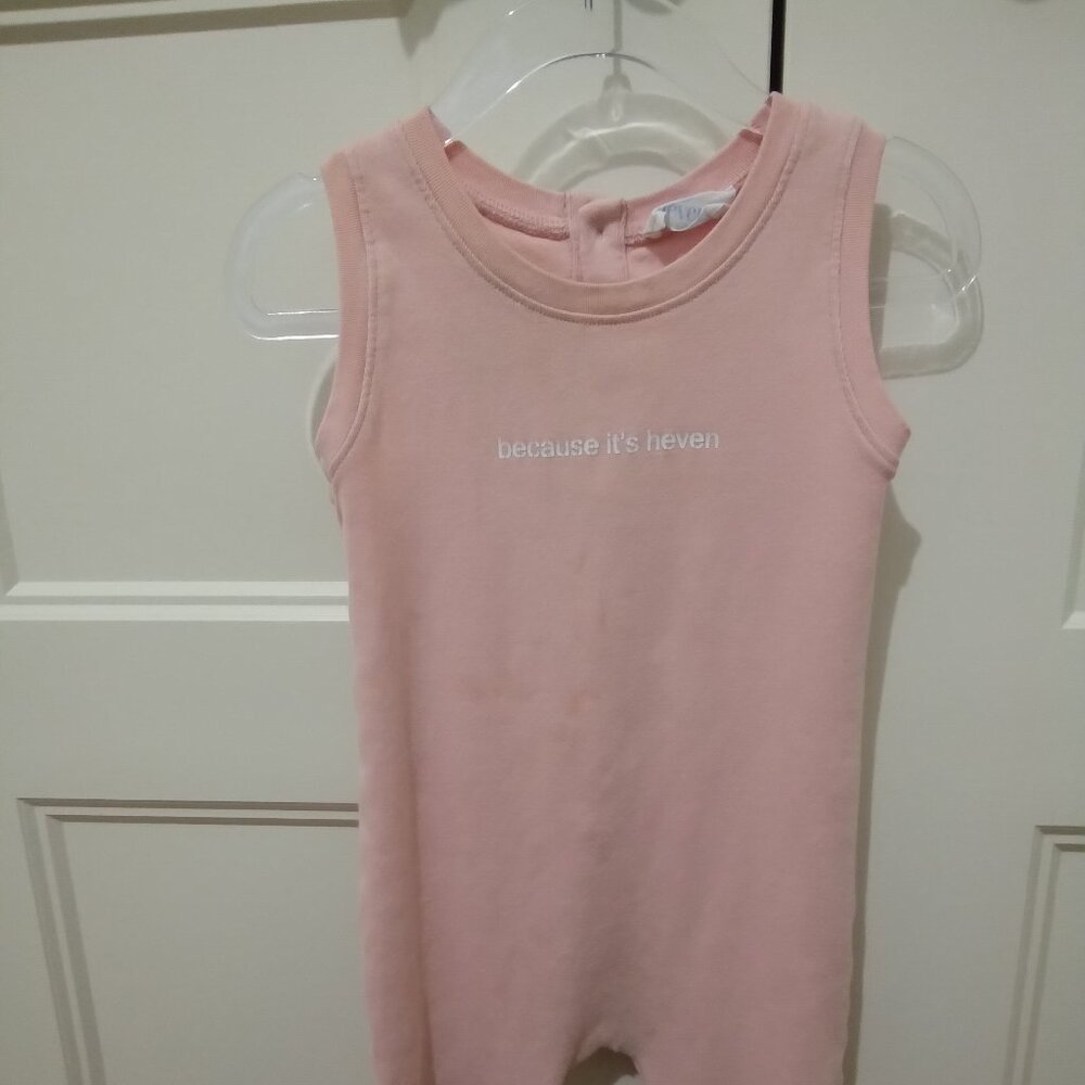 Heven lite pink Baby romper